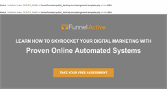 Desktop Screenshot of funnelactive.com